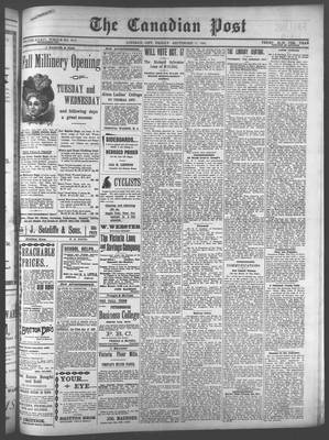 Canadian Post (Lindsay, ONT), 23 Sep 1898