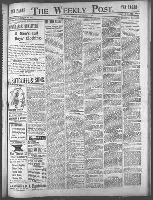 Canadian Post (Lindsay, ONT), 8 Sep 1899