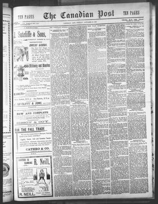 Canadian Post (Lindsay, ONT), 22 Oct 1897