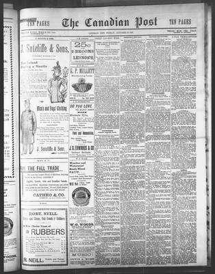 Canadian Post (Lindsay, ONT), 29 Oct 1897