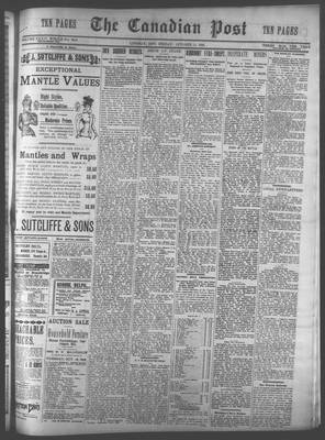 Canadian Post (Lindsay, ONT), 14 Oct 1898