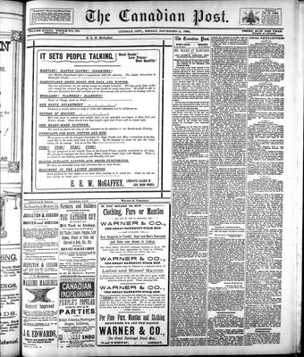 Canadian Post (Lindsay, ONT), 11 Nov 1892