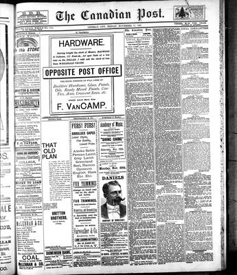 Canadian Post (Lindsay, ONT), 17 Nov 1893