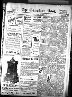 Canadian Post (Lindsay, ONT), 15 Nov 1895