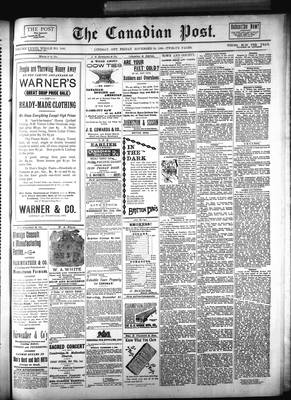 Canadian Post (Lindsay, ONT), 29 Nov 1895