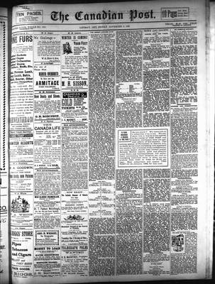 Canadian Post (Lindsay, ONT), 6 Nov 1896