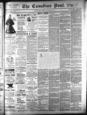 Canadian Post (Lindsay, ONT), 20 Nov 1896