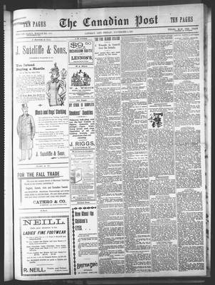 Canadian Post (Lindsay, ONT), 5 Nov 1897