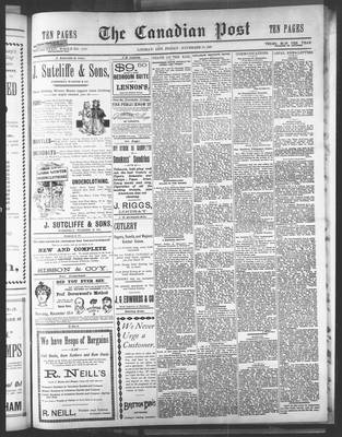 Canadian Post (Lindsay, ONT), 12 Nov 1897