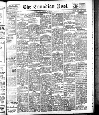 Canadian Post (Lindsay, ONT), 8 Dec 1893