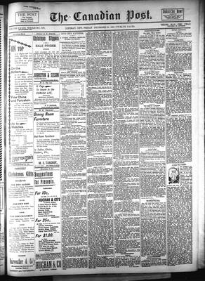 Canadian Post (Lindsay, ONT), 20 Dec 1895