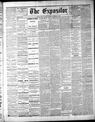 Lindsay Expositor (1869), 13 Mar 1873