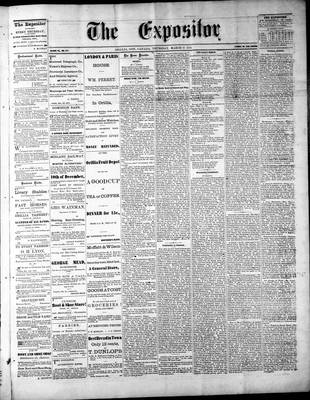 Lindsay Expositor (1869), 27 Mar 1873