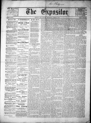 Lindsay Expositor (1869), 25 Apr 1872