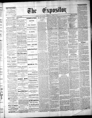 Lindsay Expositor (1869), 17 Apr 1873