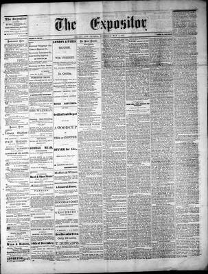 Lindsay Expositor (1869), 1 May 1873