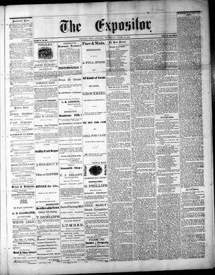 Lindsay Expositor (1869), 19 Jun 1873