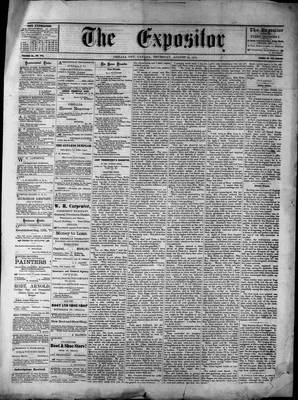 Lindsay Expositor (1869), 22 Aug 1872