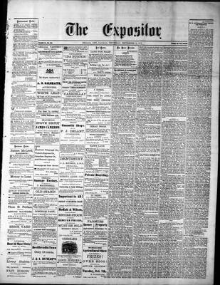 Lindsay Expositor (1869), 18 Sep 1873