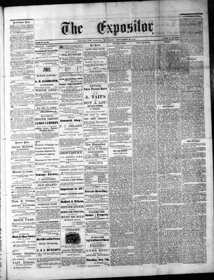 Lindsay Expositor (1869), 25 Sep 1873