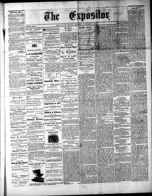 Lindsay Expositor (1869), 6 Nov 1873