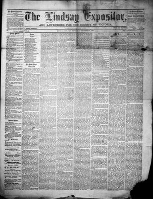 Lindsay Expositor (1869), 16 Dec 1869