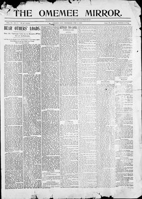 Omemee Mirror (1894), 2 Feb 1899