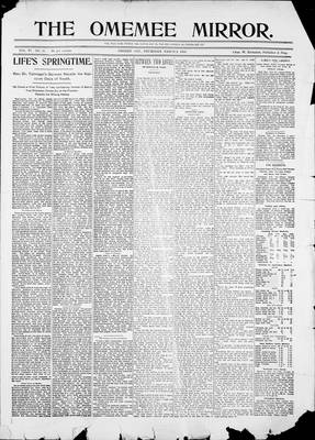 Omemee Mirror (1894), 2 Mar 1899