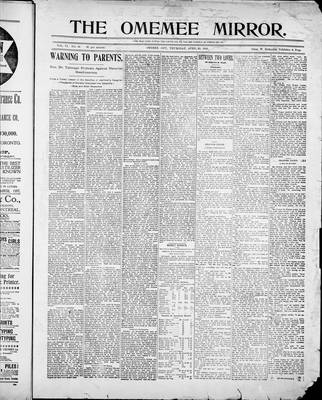 Omemee Mirror (1894), 20 Apr 1899