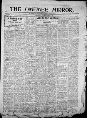 Omemee Mirror (1894), 11 Apr 1901