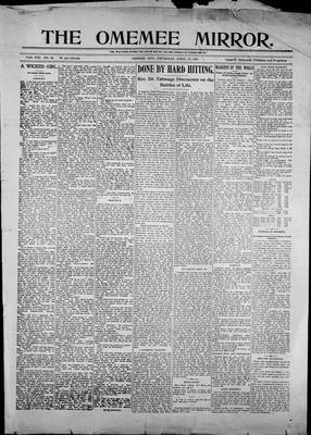 Omemee Mirror (1894), 25 Apr 1901