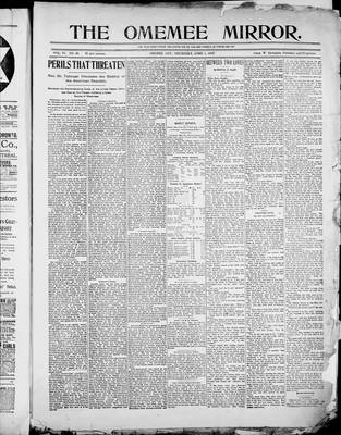 Omemee Mirror (1894), 1 Jun 1899