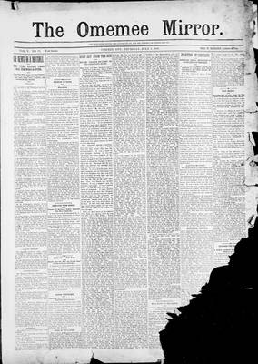 Omemee Mirror (1894), 7 Jul 1898