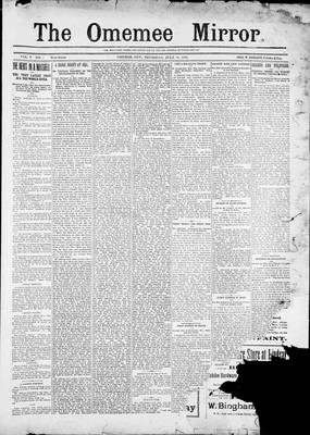 Omemee Mirror (1894), 21 Jul 1898