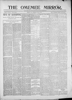 Omemee Mirror (1894), 6 Jul 1899