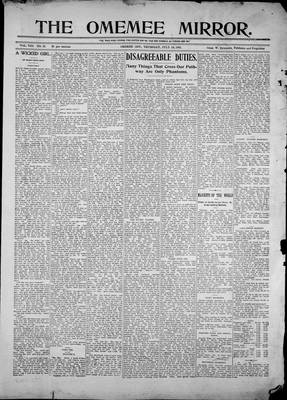 Omemee Mirror (1894), 18 Jul 1901