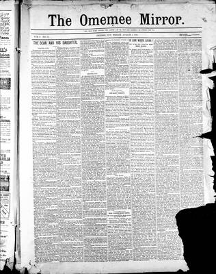 Omemee Mirror (1894), 3 Aug 1894