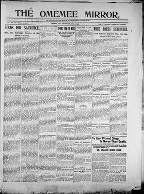 Omemee Mirror (1894), 9 Aug 1900