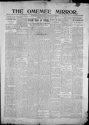 Omemee Mirror (1894), 1 Aug 1901