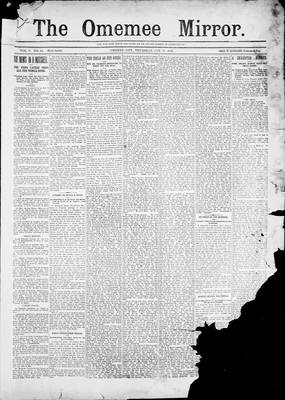 Omemee Mirror (1894), 27 Oct 1898