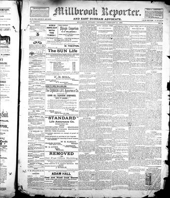 Millbrook Reporter (1856), 21 Feb 1895