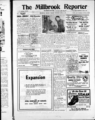 Millbrook Reporter (1856), 11 Apr 1957