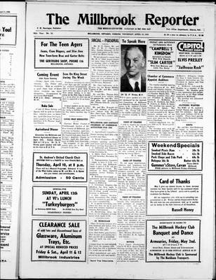 Millbrook Reporter (1856), 10 Apr 1958