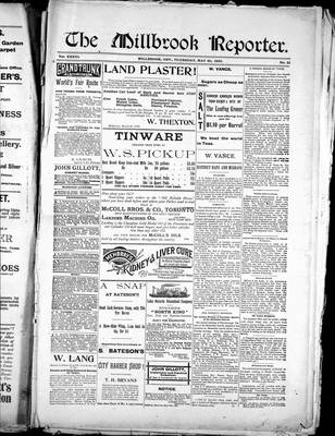 Millbrook Reporter (1856), 25 May 1893