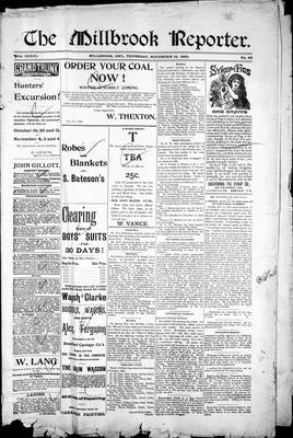 Millbrook Reporter (1856), 16 Nov 1893