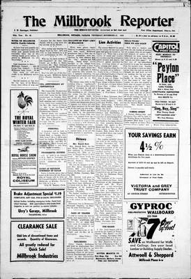 Millbrook Reporter (1856), 13 Nov 1958