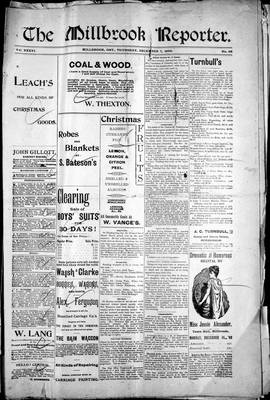 Millbrook Reporter (1856), 7 Dec 1893