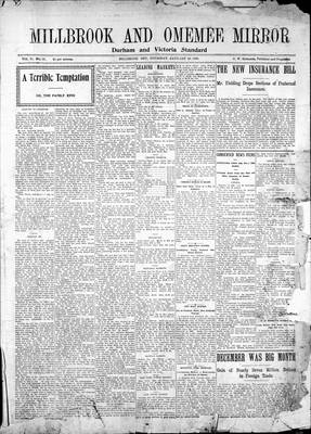 Millbrook & Omemee Mirror (1905), 30 Jan 1908