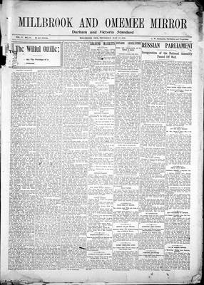 Millbrook & Omemee Mirror (1905), 17 May 1906