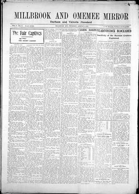 Millbrook & Omemee Mirror (1905), 3 Aug 1905